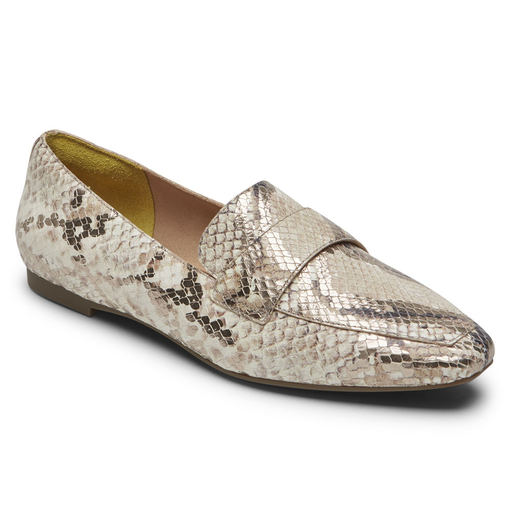 Rockport Loafers Dame Beige - Total Motion Laylani - YNCO72318